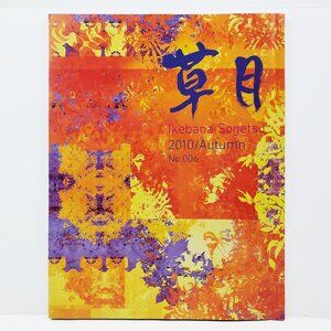 Ikebana Sogetsu Magazine 2010 Autumn Japanese Flower Arrangement Art Photography